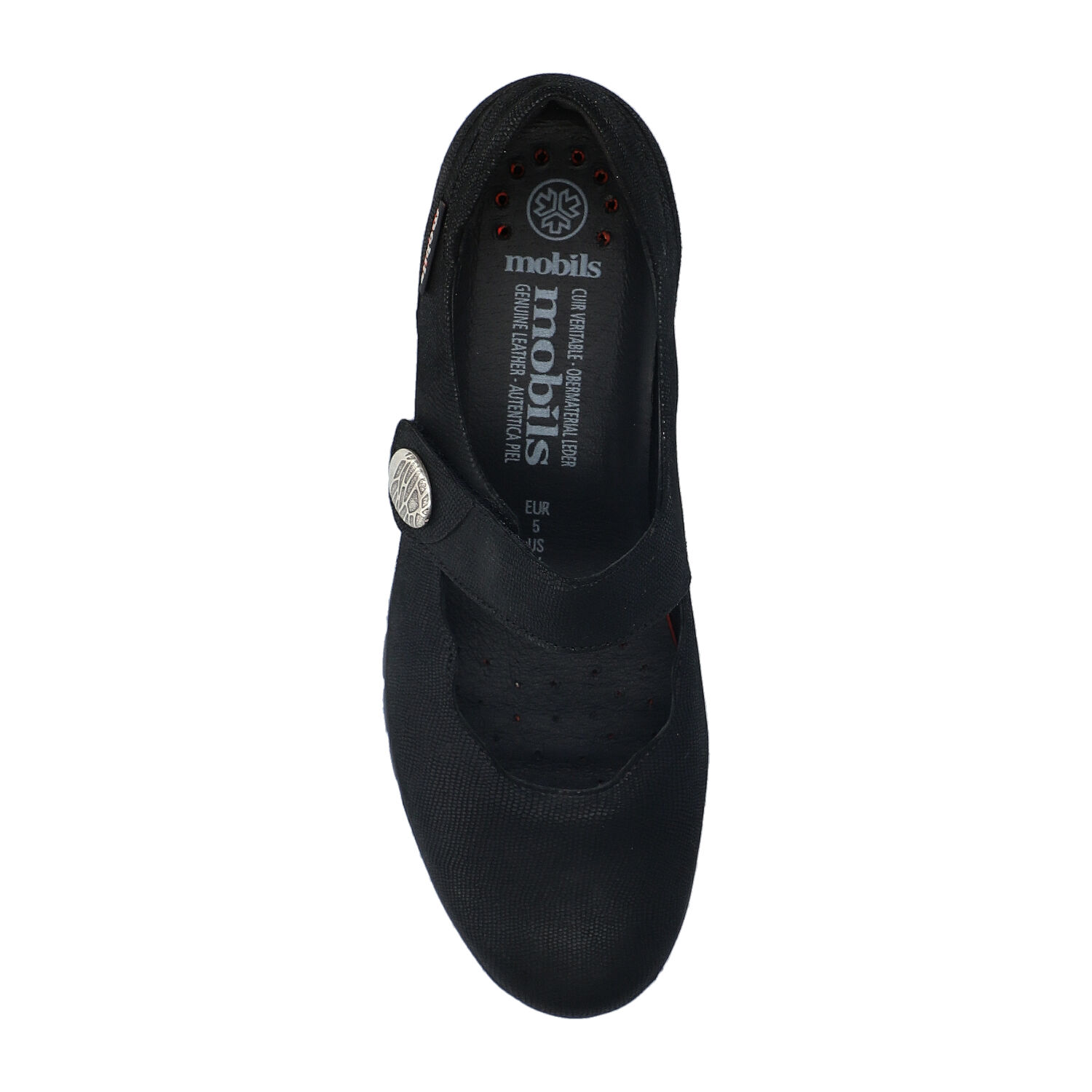 Ballerines femme modèle Maryana Noir - Mephisto